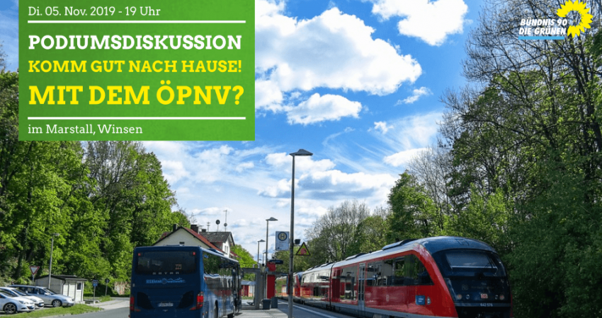 Komm gut nach Hause! Mit dem ÖPNV? Grüne Kreis Harburg