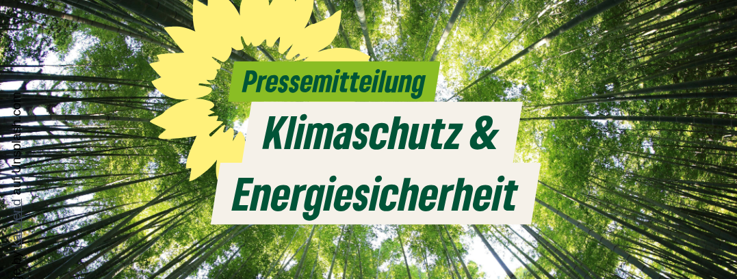 Pressemitteilung Energiesicherheit und Klimaschutz